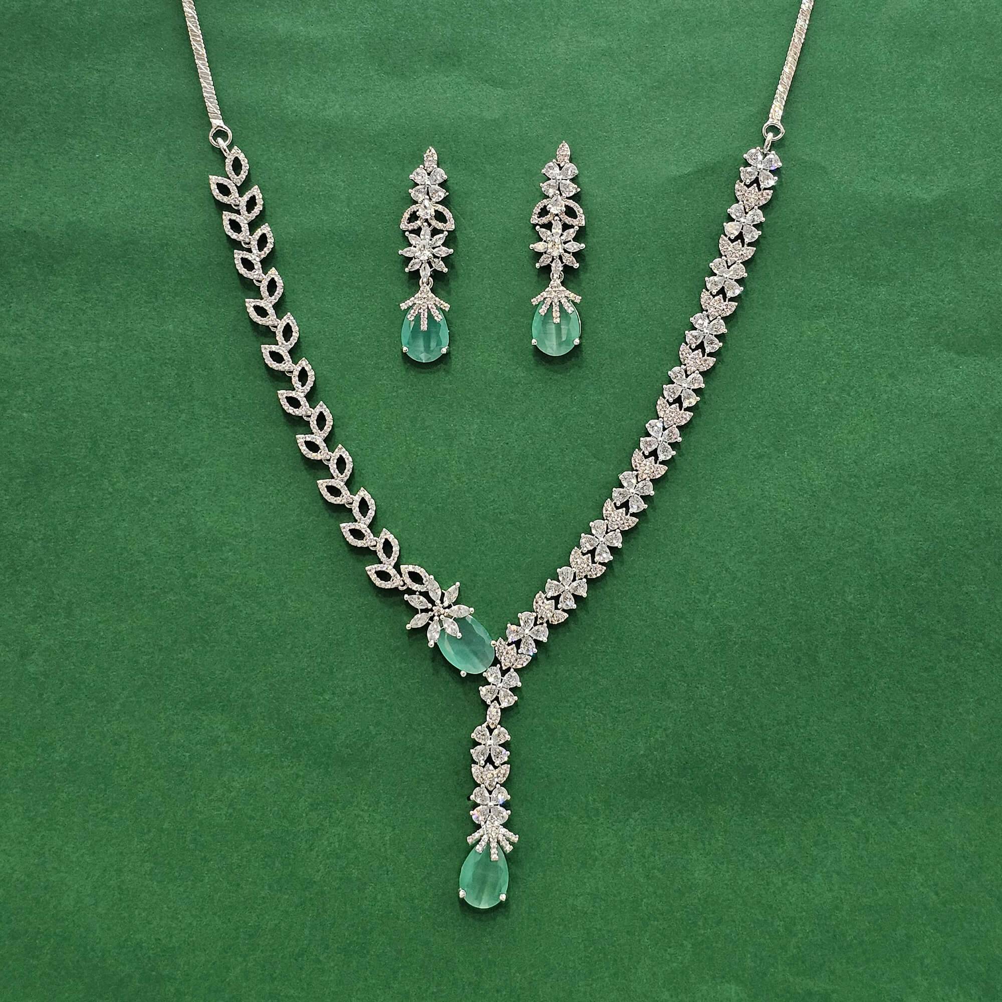 Union Grace with Green Diamond Set - KraftKarat