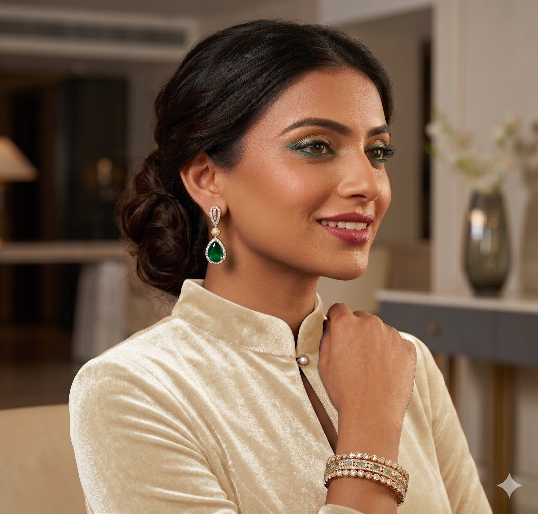 Ultimate Pear Drop Earrings KraftKarat