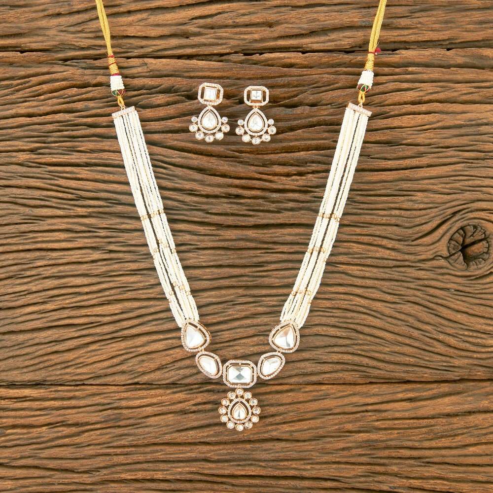 "Eternal Pearl & Polki" Wedding Set