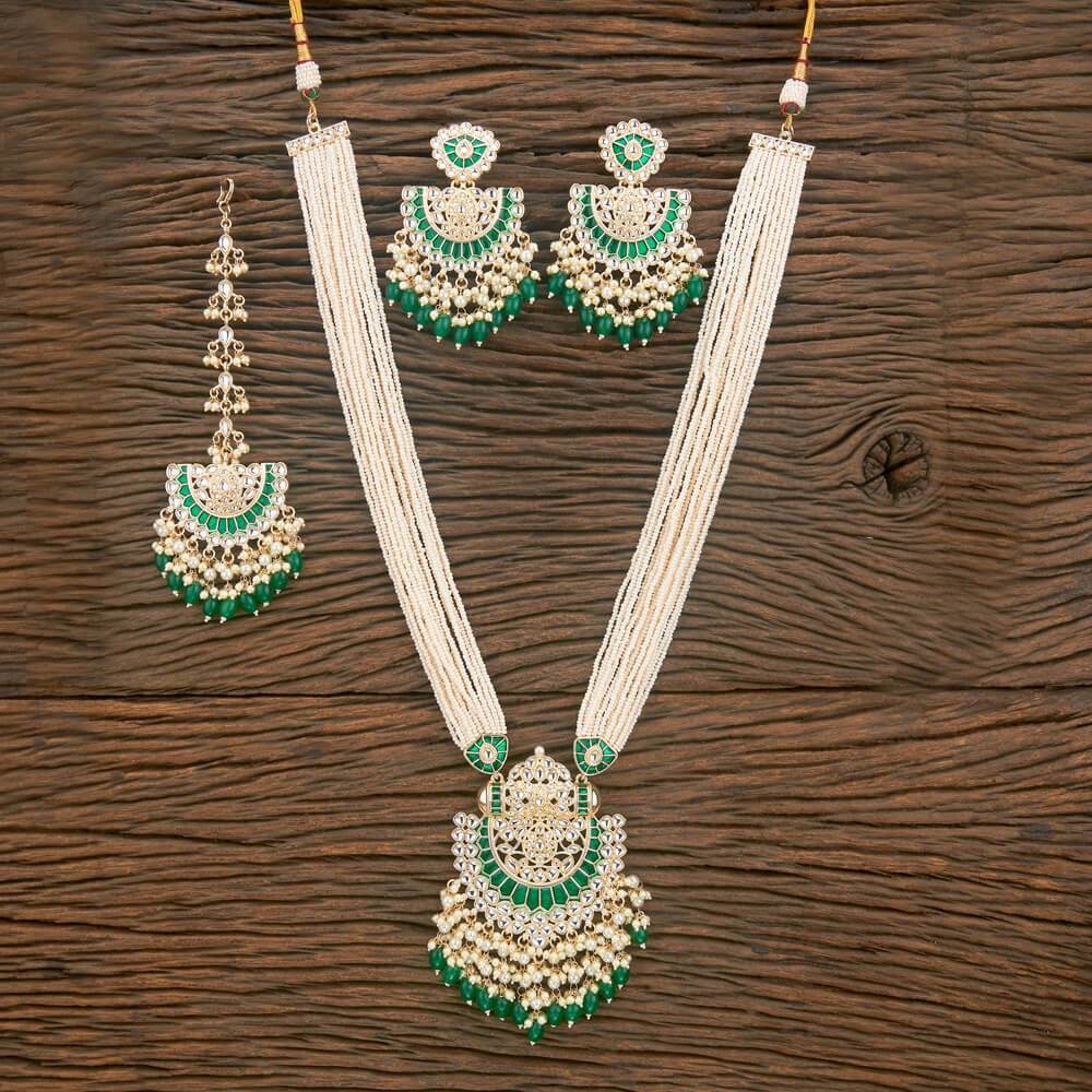 Meera Emerald Jadau Set - KraftKarat