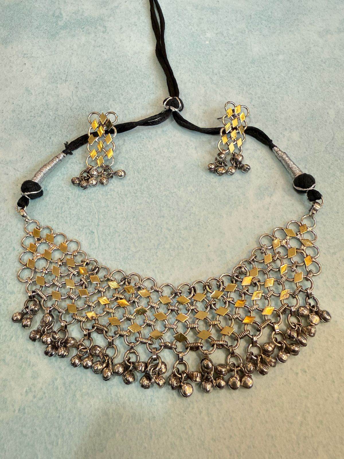 Folklore Belle Mesh Choker Set - KraftKarat