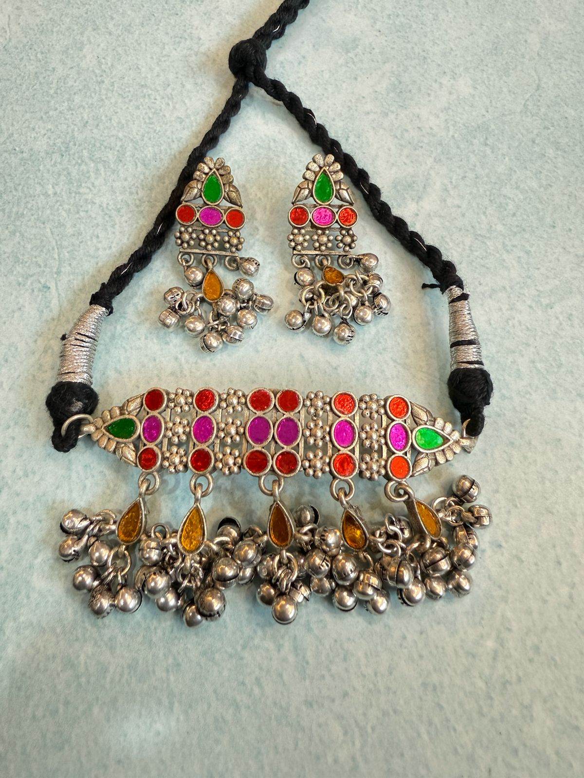 Sunshine Circle Necklace Set - KraftKarat