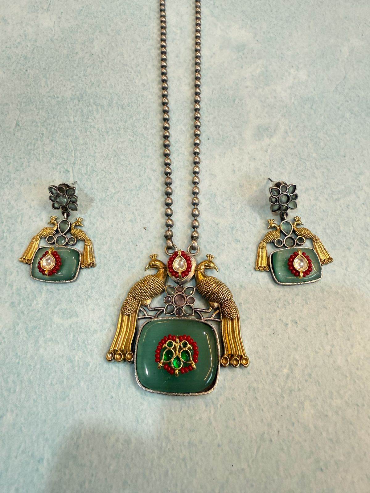 Mint Peacock Set - KraftKarat