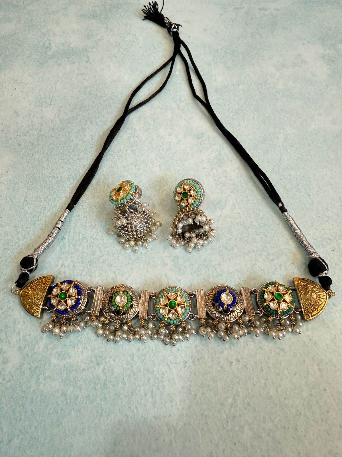 Blue Star Choker Set - KraftKarat