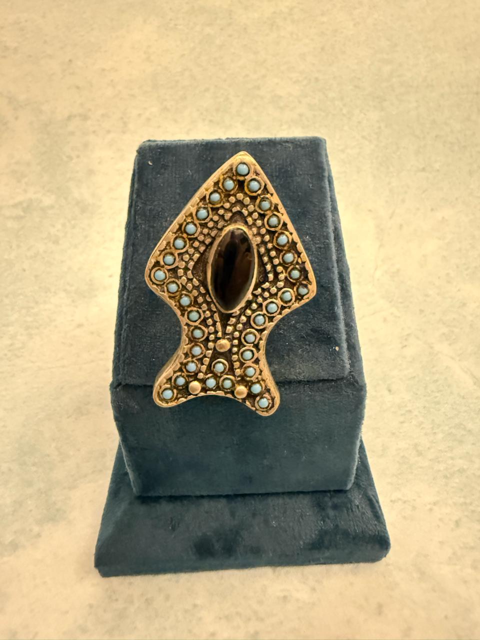Celestine Arrowhead Ring