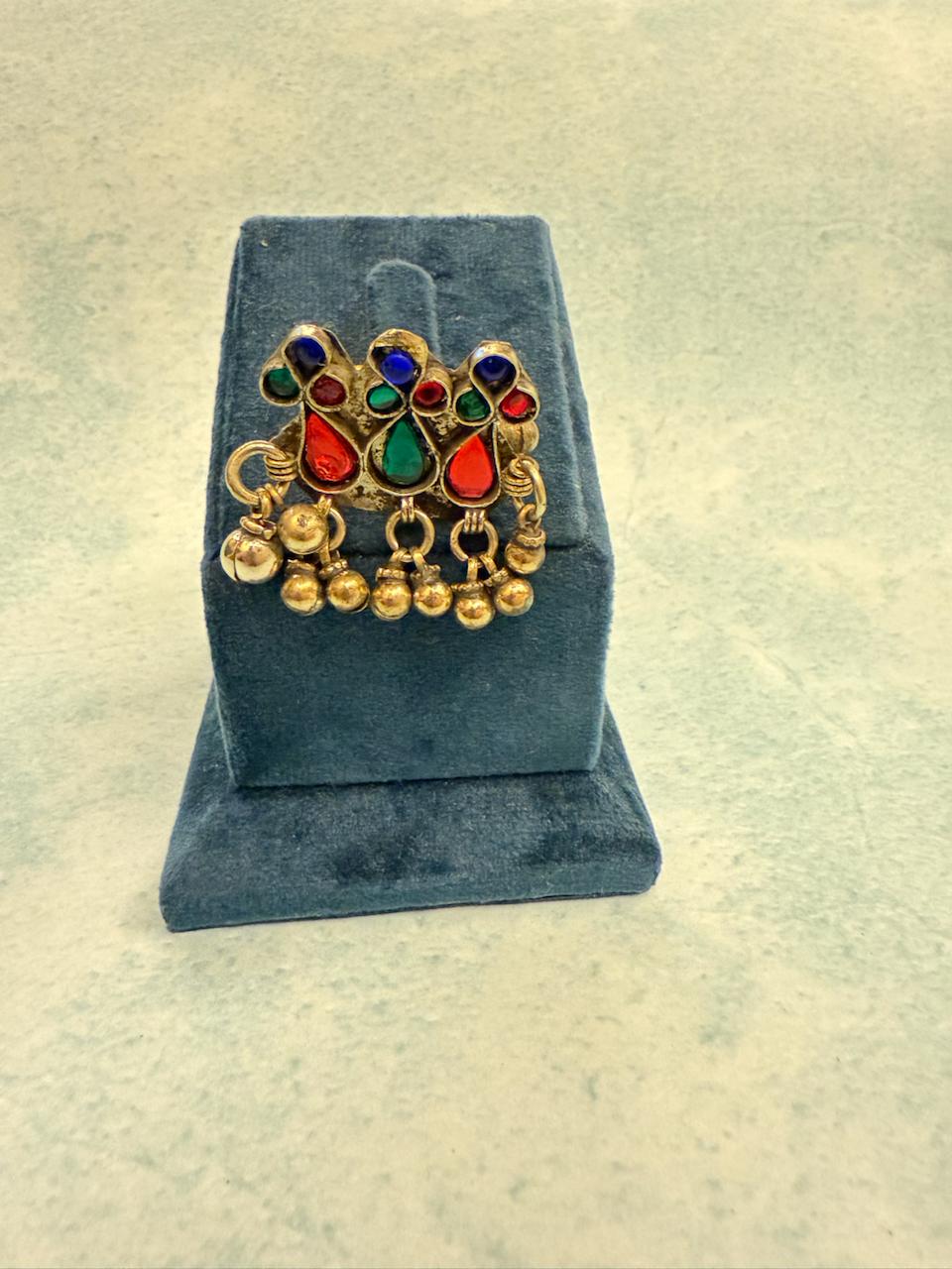 The 'Harmonious Trio' German Silver Ring