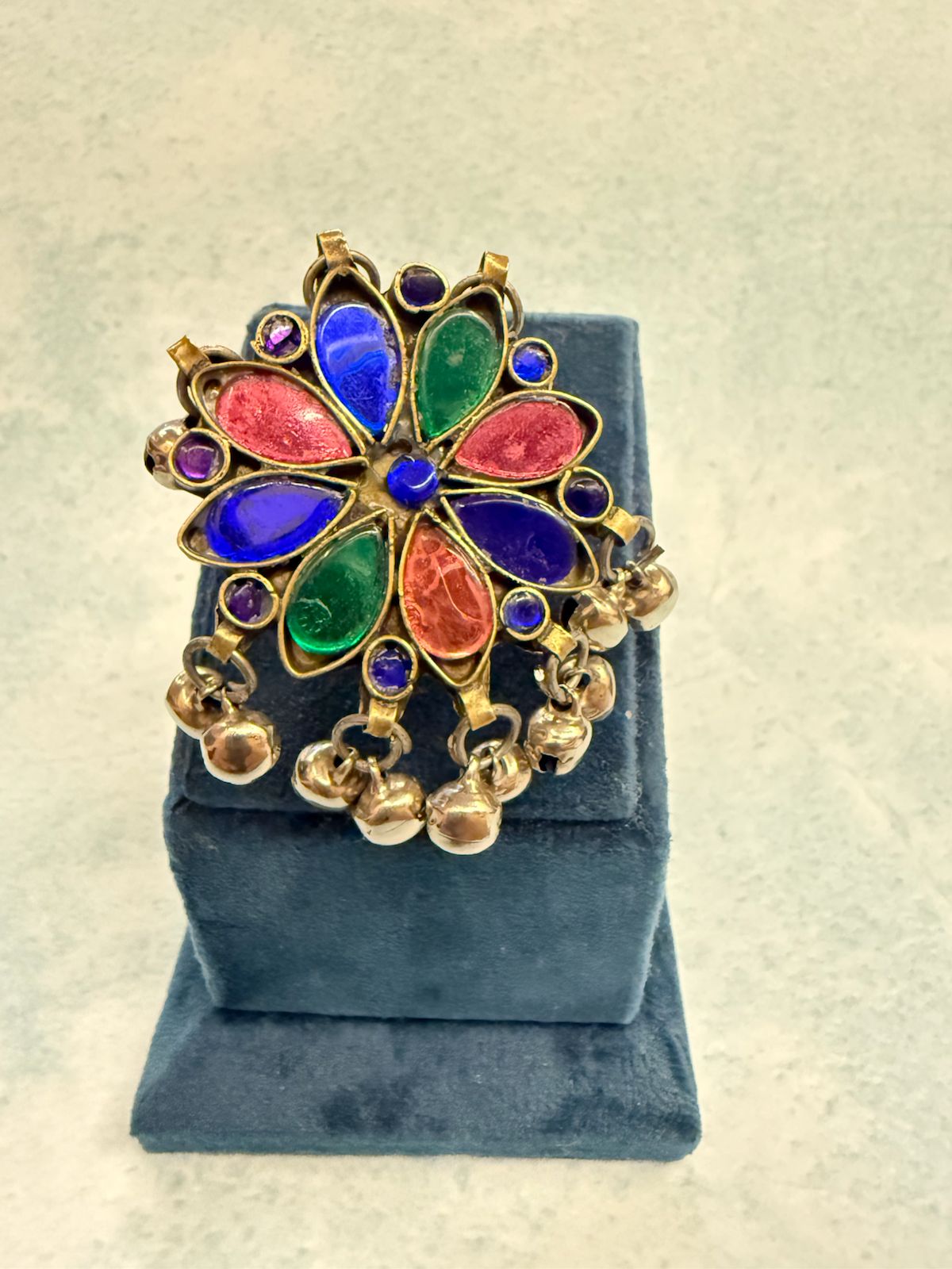 The 'Kaleidoscope Bloom' German Silver Ring