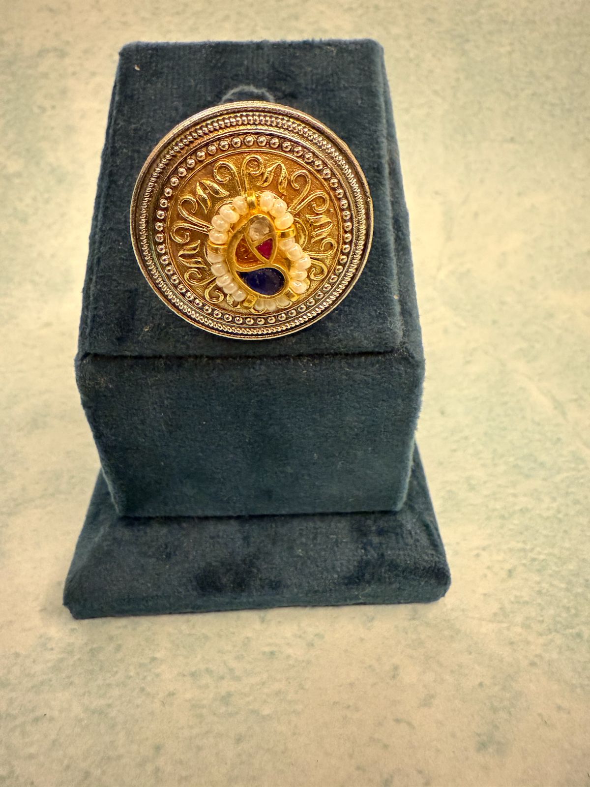 The "Meher" German Silver Ring