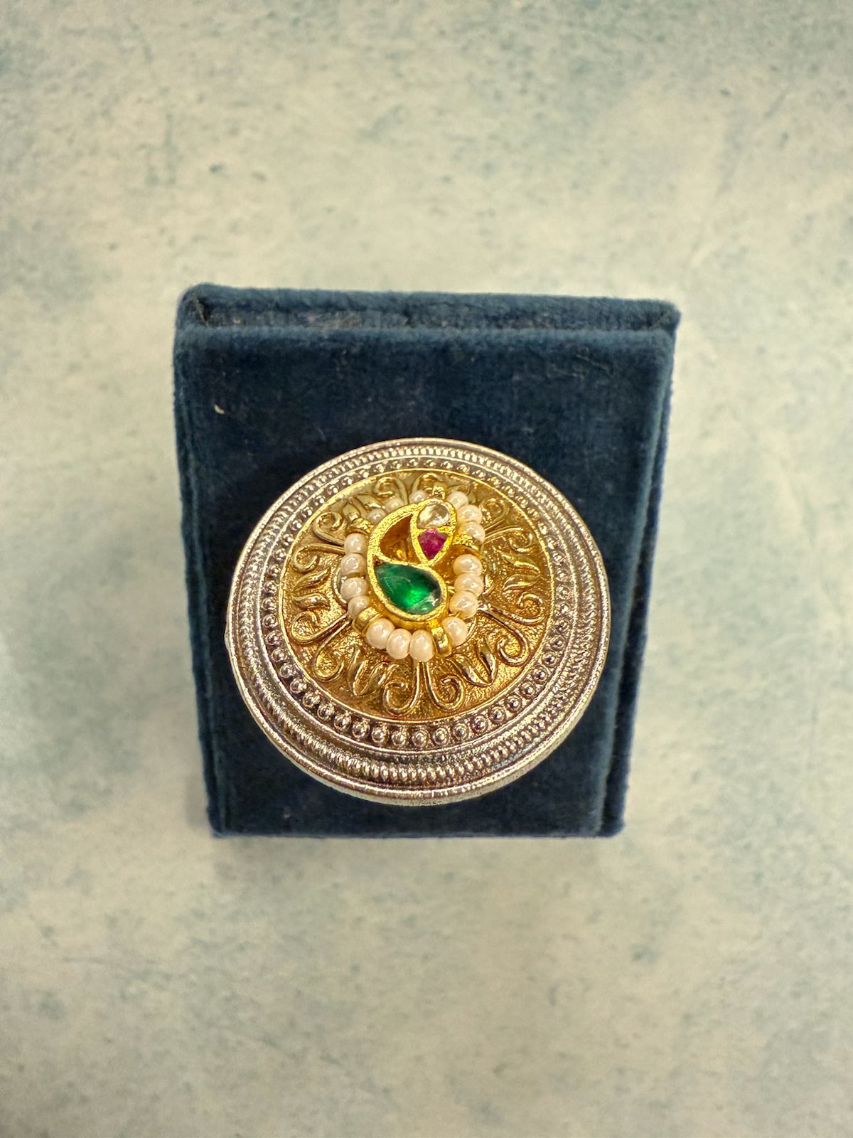The "Noor" German Silver Ring